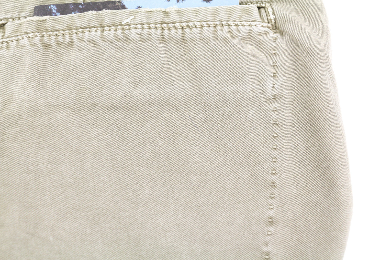 NUDIE JEANS Khaki Regular Men Trousers W29/L32 Beige Chino Buttoned Pockets Logo