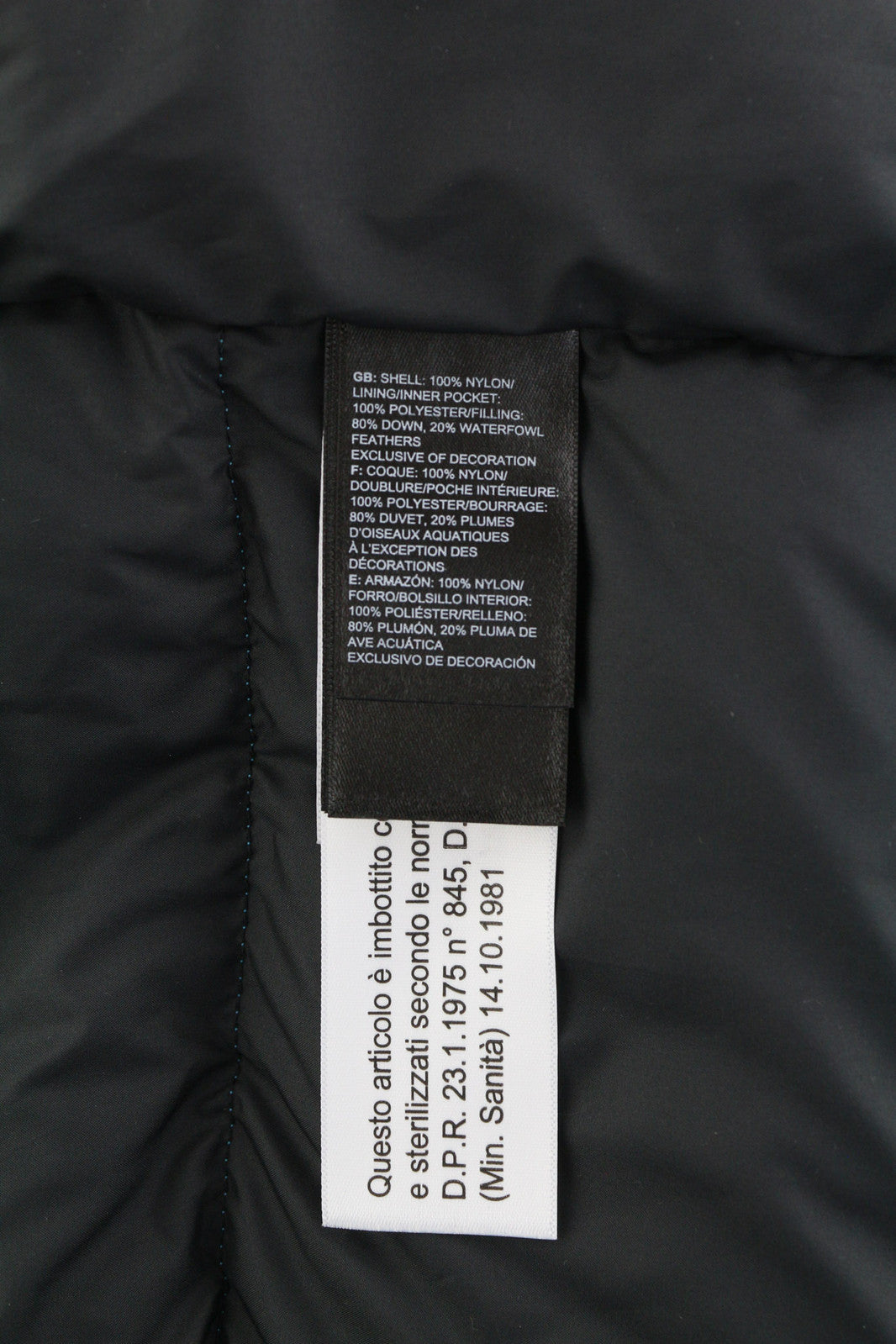 THE NORTH FACE Himalayan Men Jacket M 550 Down Filled Hooded Quilted Logo Blue