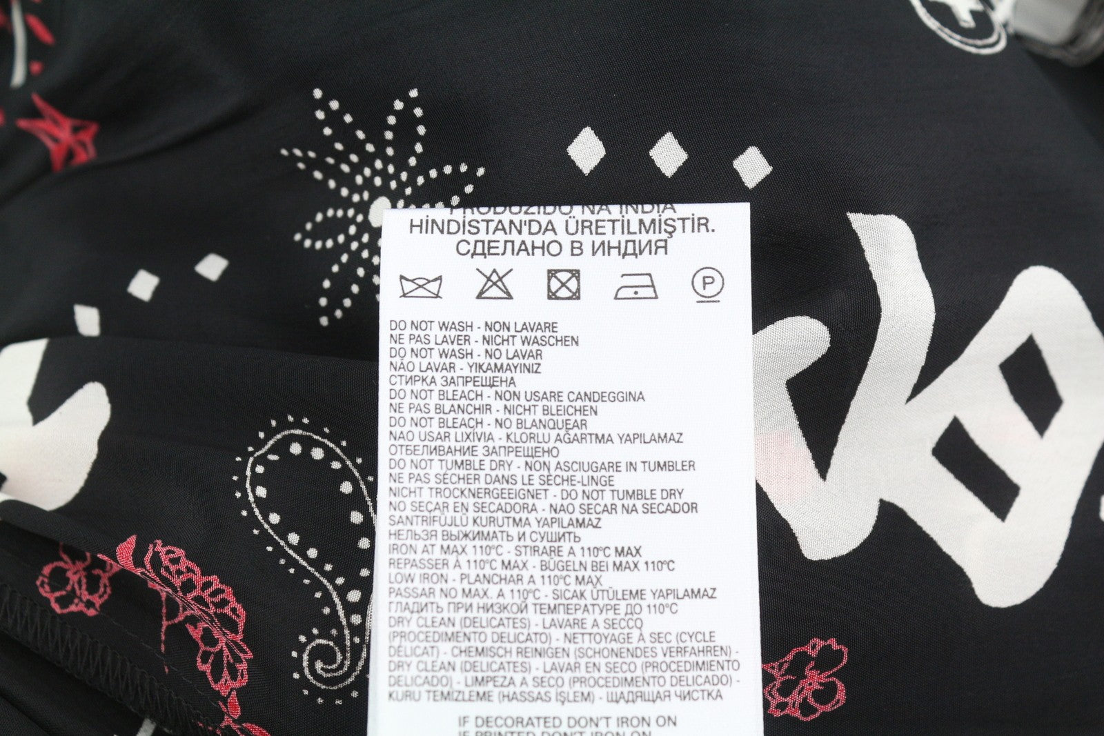 DIESEL O-Miyo-B Women Skirt XS Elastic Waist Patterned Knee-Length RRP€150