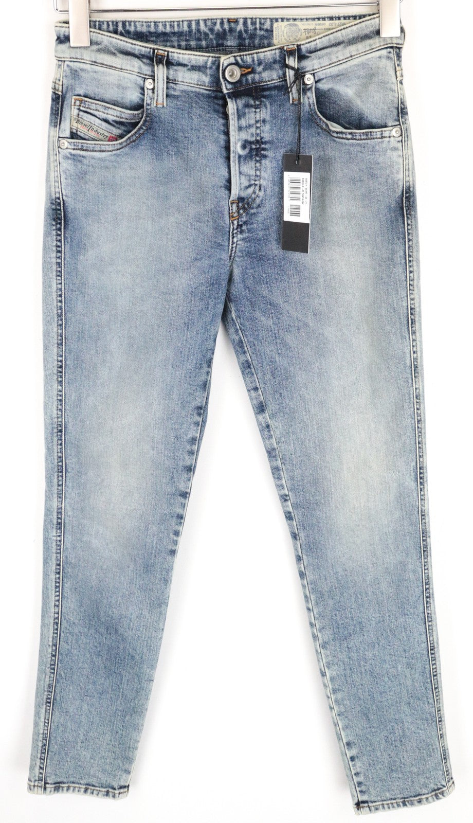 DIESEL Babhila 069BN Women Jeans W27/L32 Slim Skinny Washed Cotton Stretch Blue