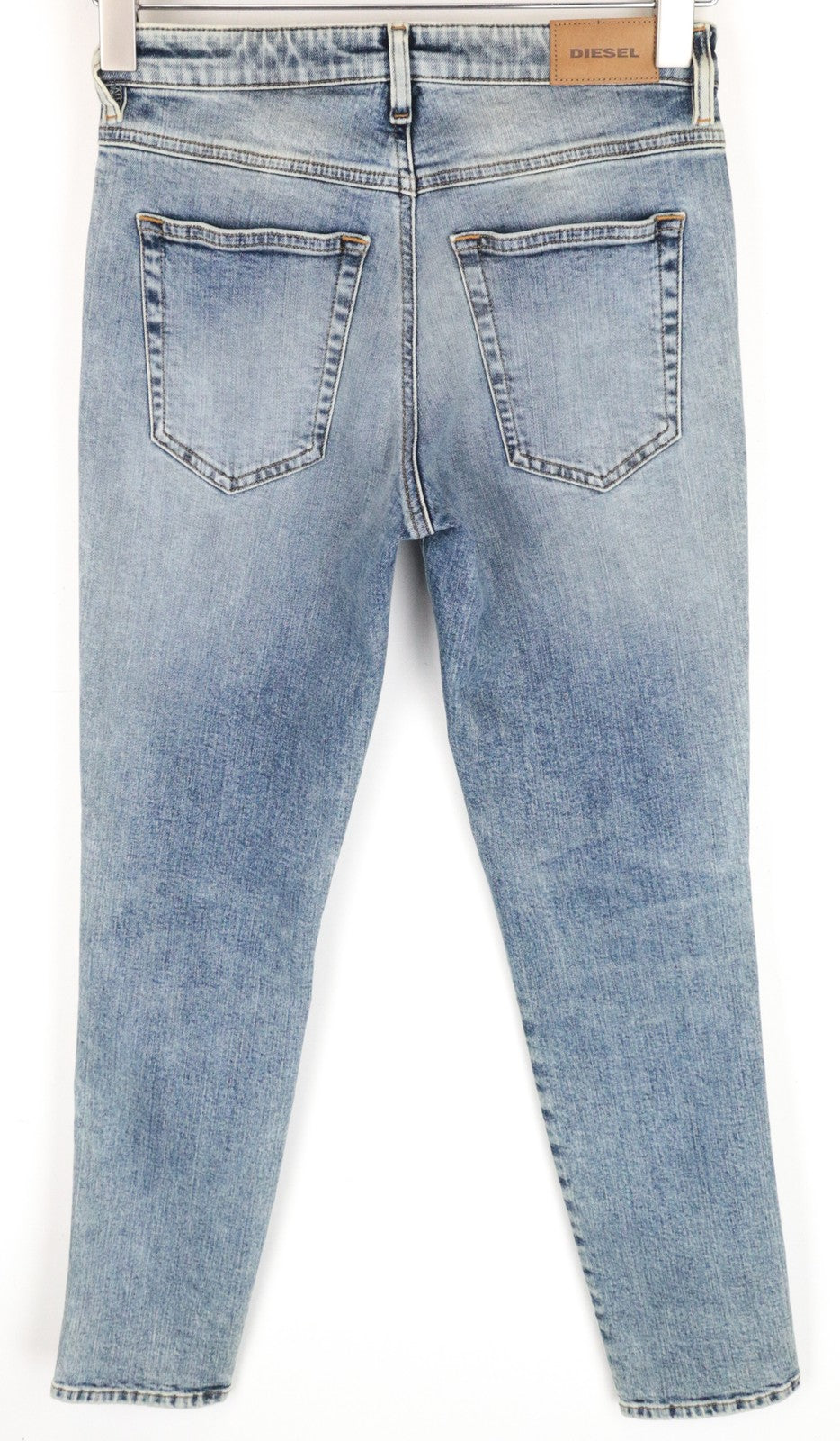 DIESEL Babhila 069BN Women Jeans W27/L32 Slim Skinny Washed Cotton Stretch Blue