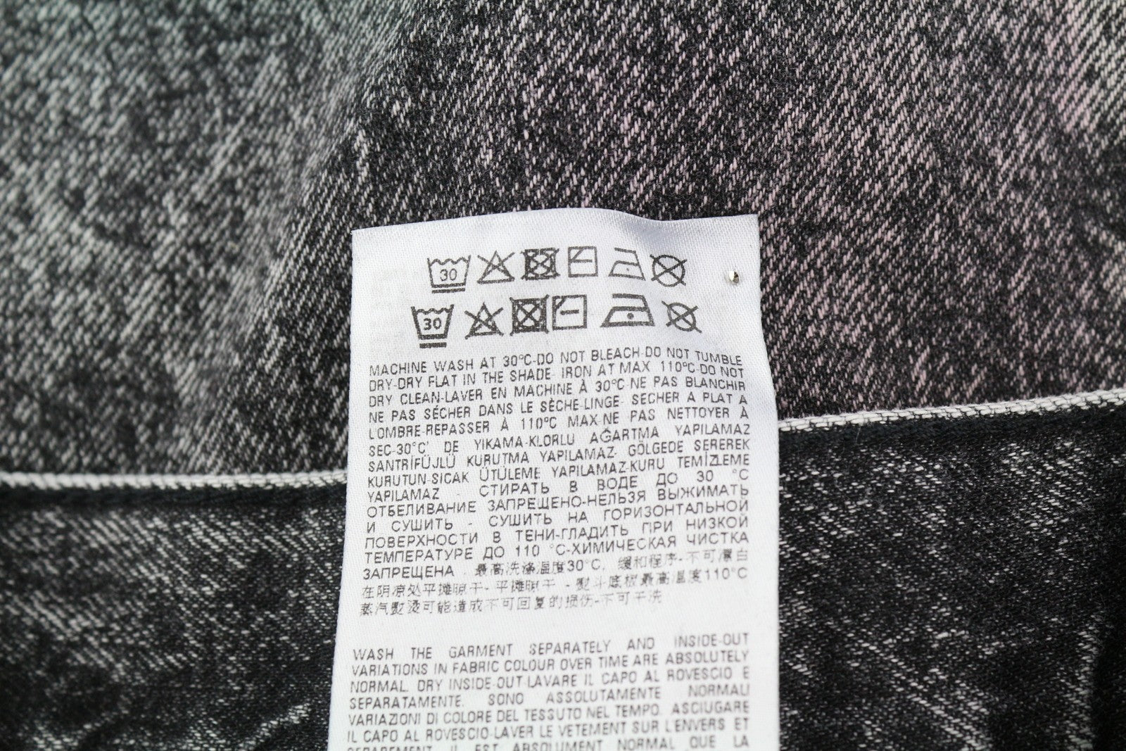 DIESEL D-Maxs-SP 0HBAQ Men Shorts W34 Black Denim Marbled Look RRP€150