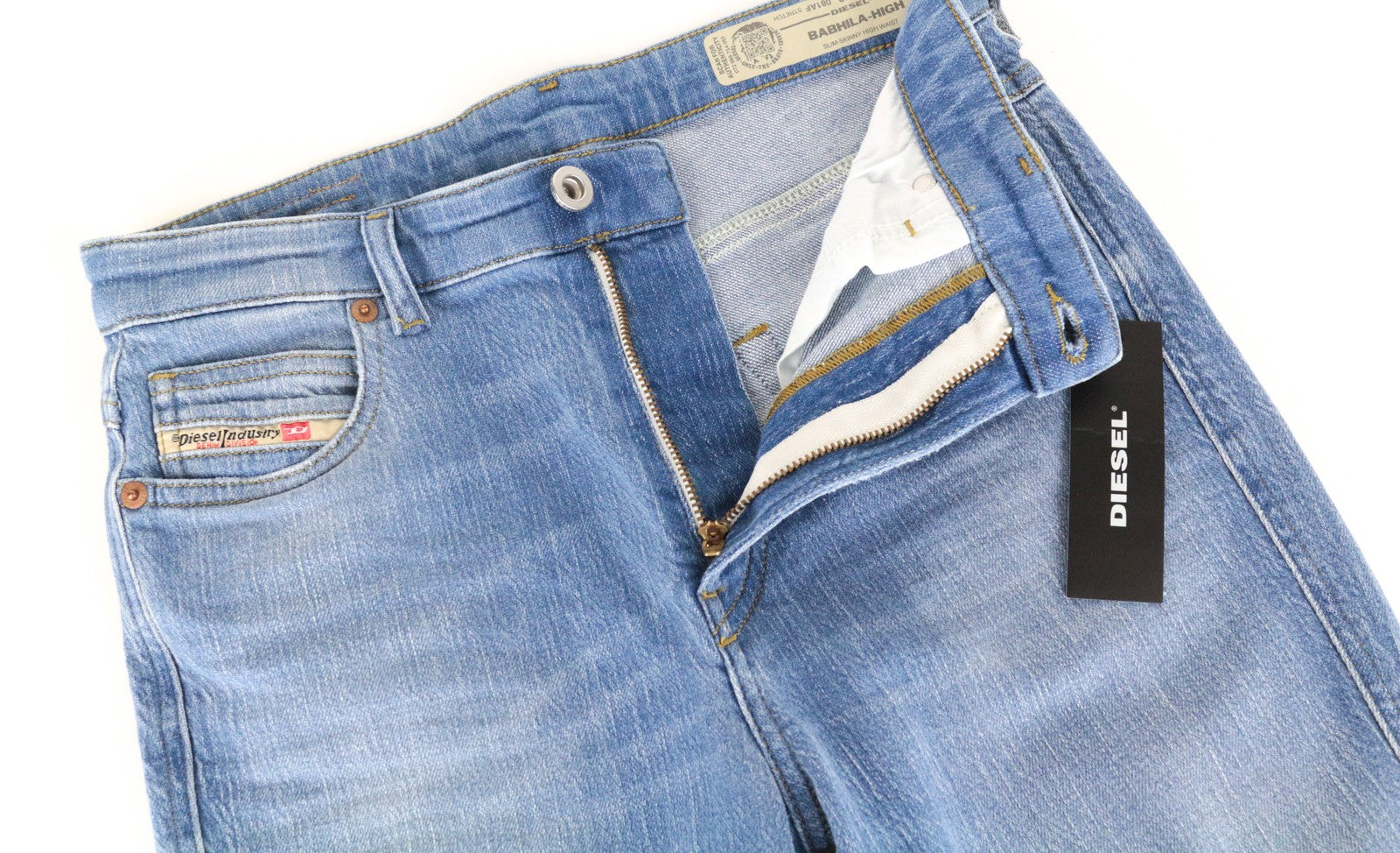 DIESEL Babhila-High 081AF Women Jeans W27/L32 Slim Skinny 5-Pocket Stretch Blue