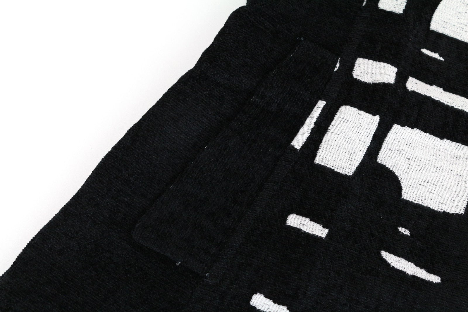 DESIGUAL Anna Laura Women Coat ~38 Black Cotton Blend Single-Breasted Patterned