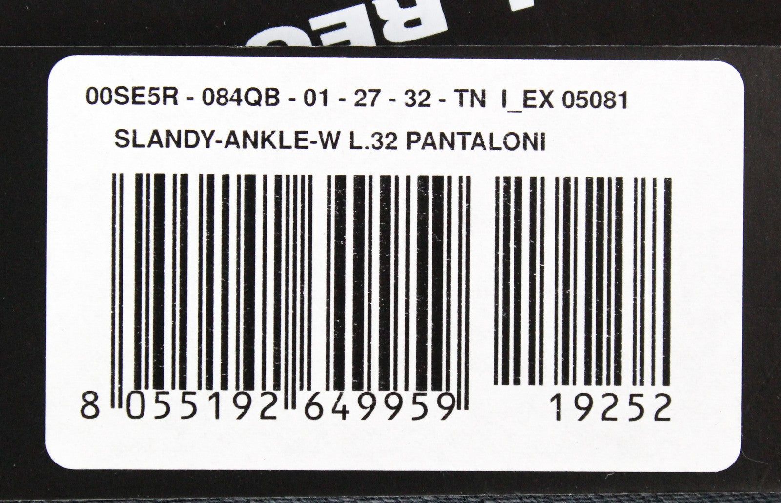 DIESEL Slandy-Ankle-W 084QB Women's Jeans W27/L32 Super Slim Skinny Grey Stretch