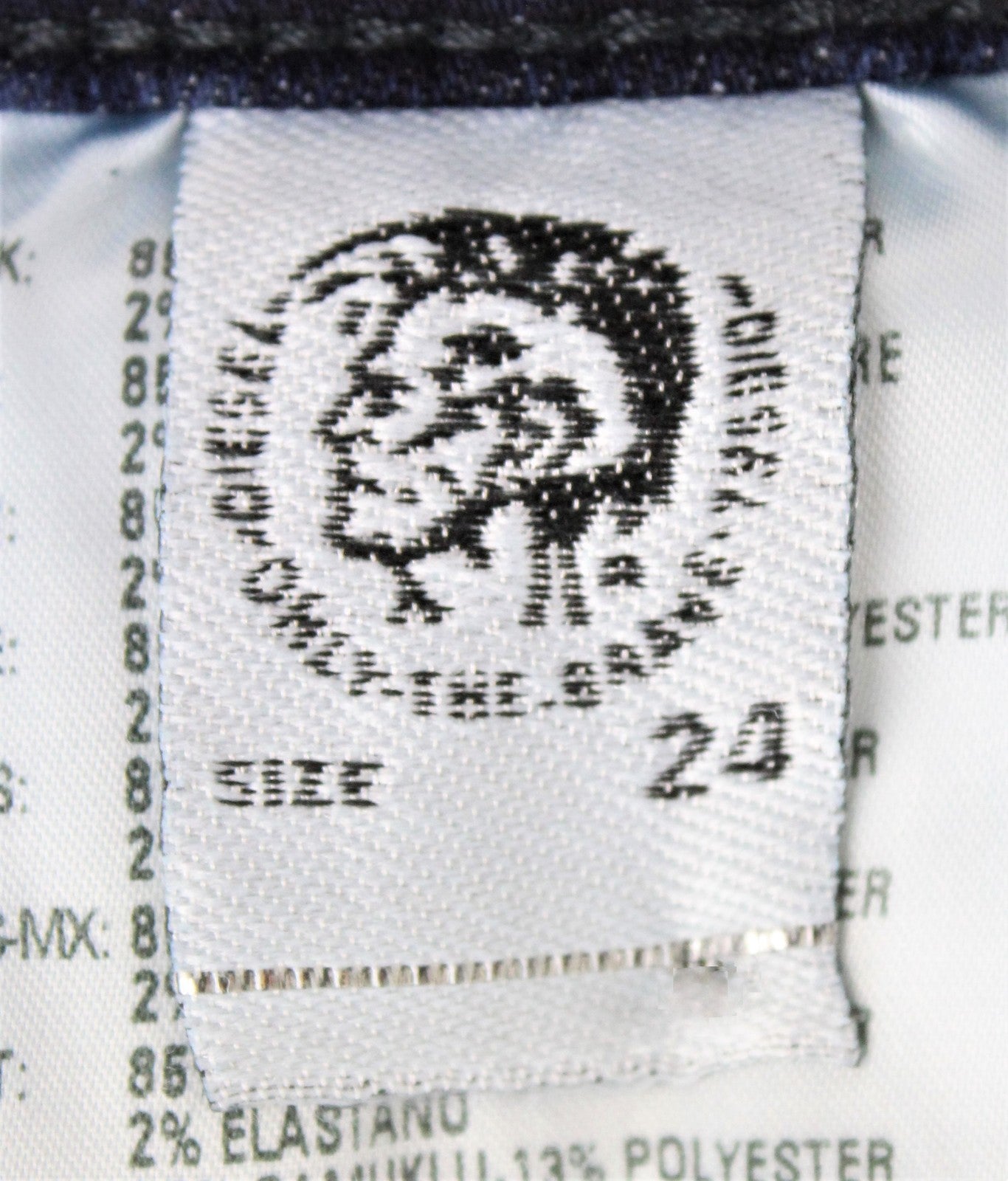 DIESEL Babhila 083AE Women's Jeans W24/L32 Blue Stretch Slim Skinny Fit Classic