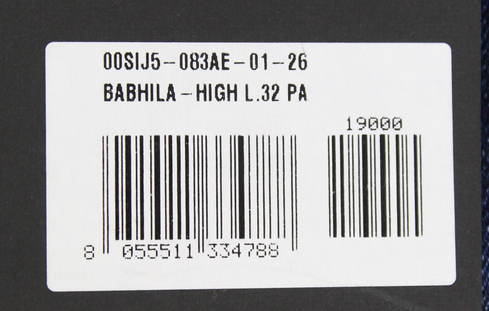 DIESEL Babhila-High 083AE Women's Jeans W26/L32 Blue Slim Skinny Fitted Stretch