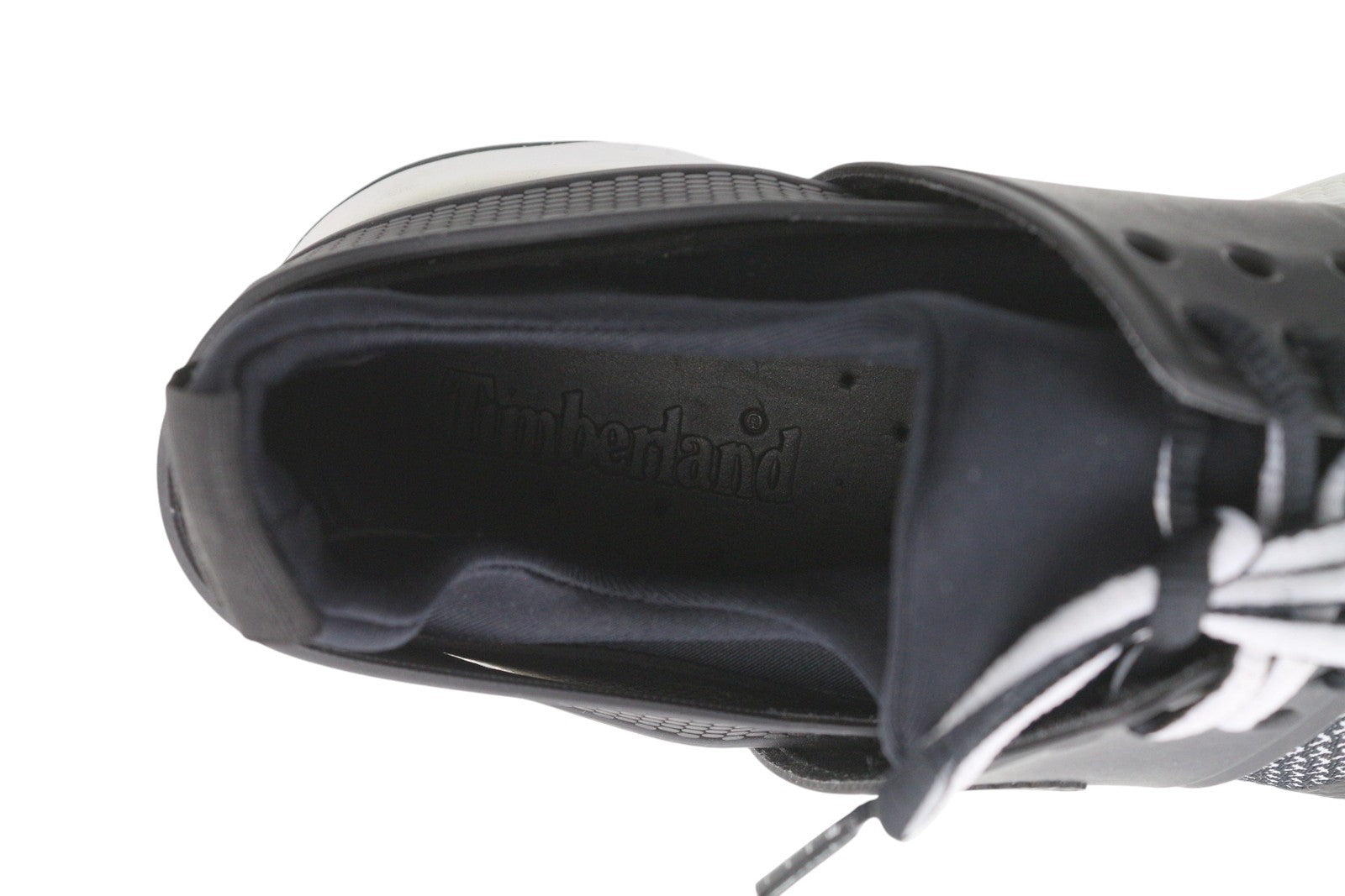 TIMBERLAND A1UJW Women Sneakers EU38 EU38.5 Black Almond Toe Lace Up Low Top