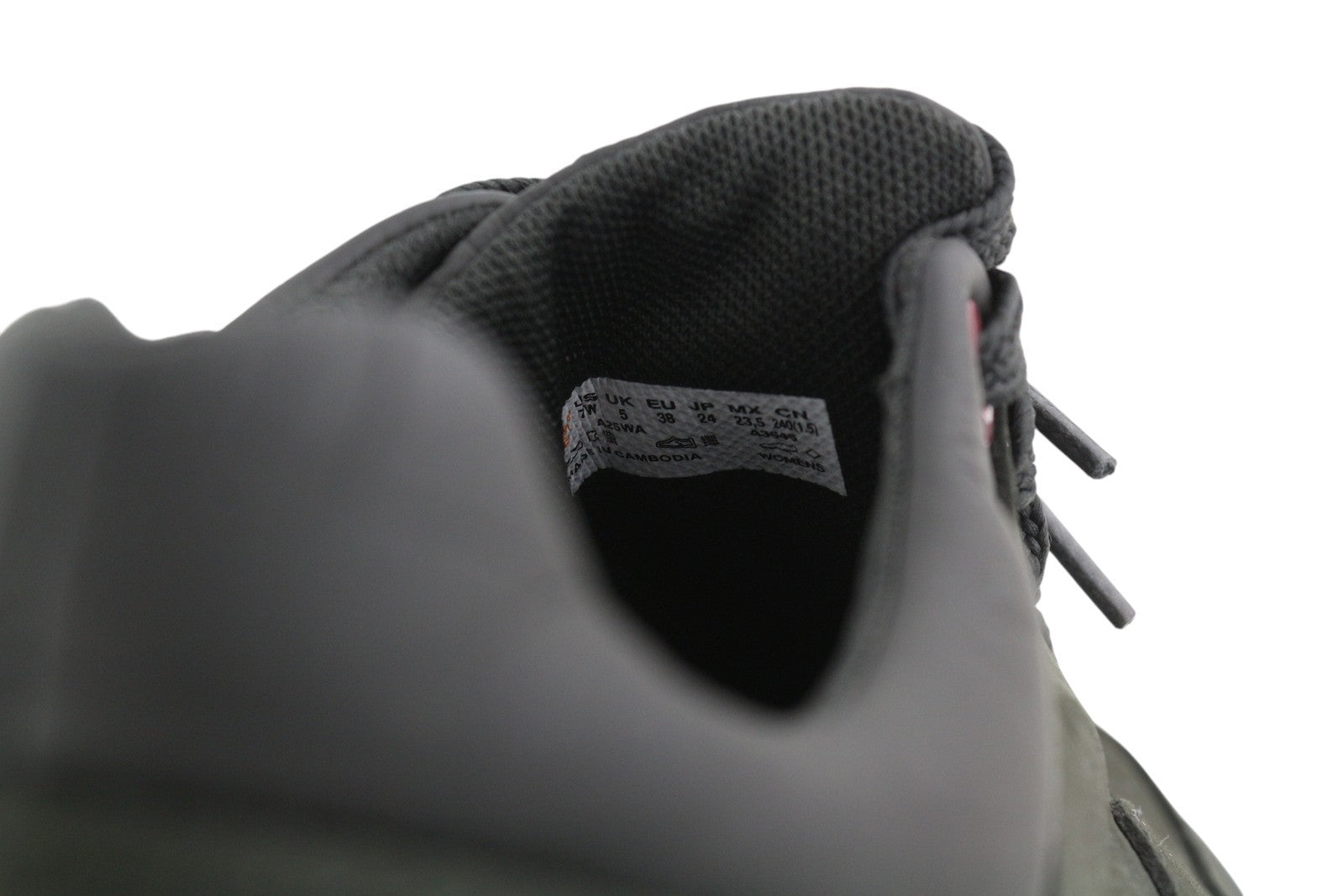 TIMBERLAND A25WA Women Shoes EU38 EU38.5 Black Leather Low Top Laced Almond Toe