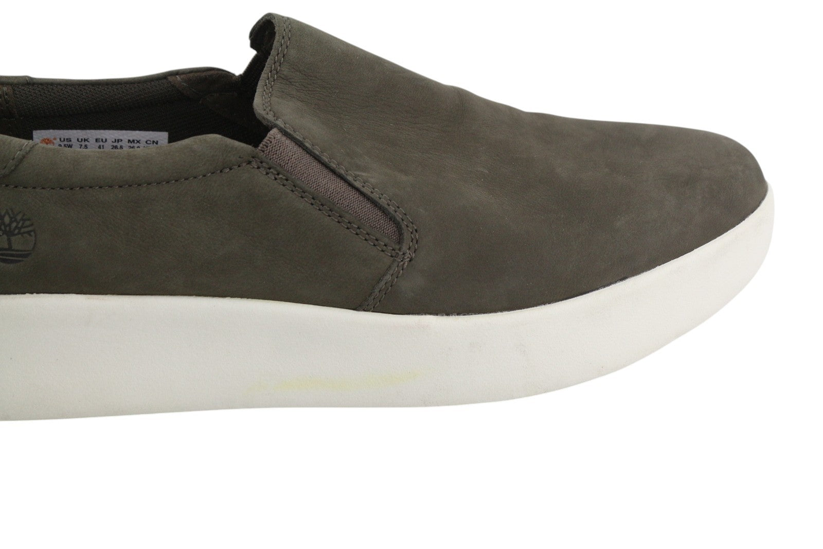 TIMBERLAND A1M9T Women Shoes EU40 EU41 Grey Leather Pull On Almond Toe Casual