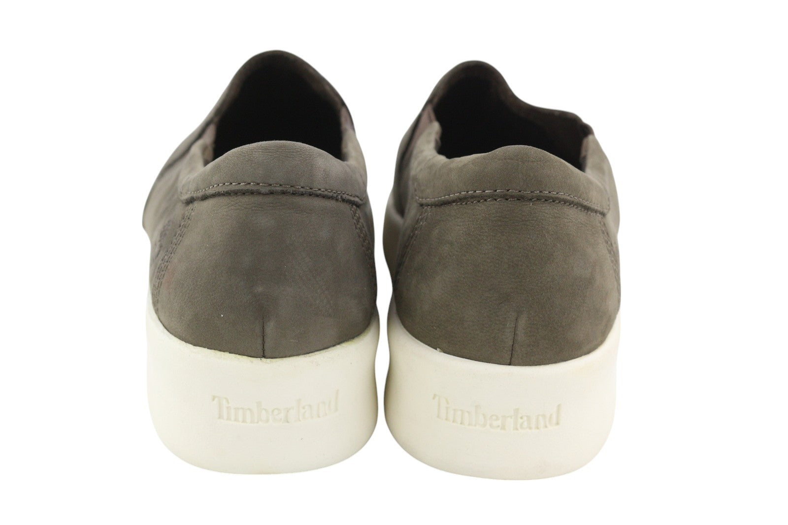 TIMBERLAND A1M9T Women Shoes EU40 EU41 Grey Leather Pull On Almond Toe Casual