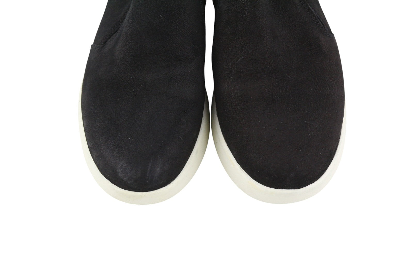 TIMBERLAND A1M97 Women Shoes EU38 EU38.5 Black Leather Pull On Almond Toe Casual