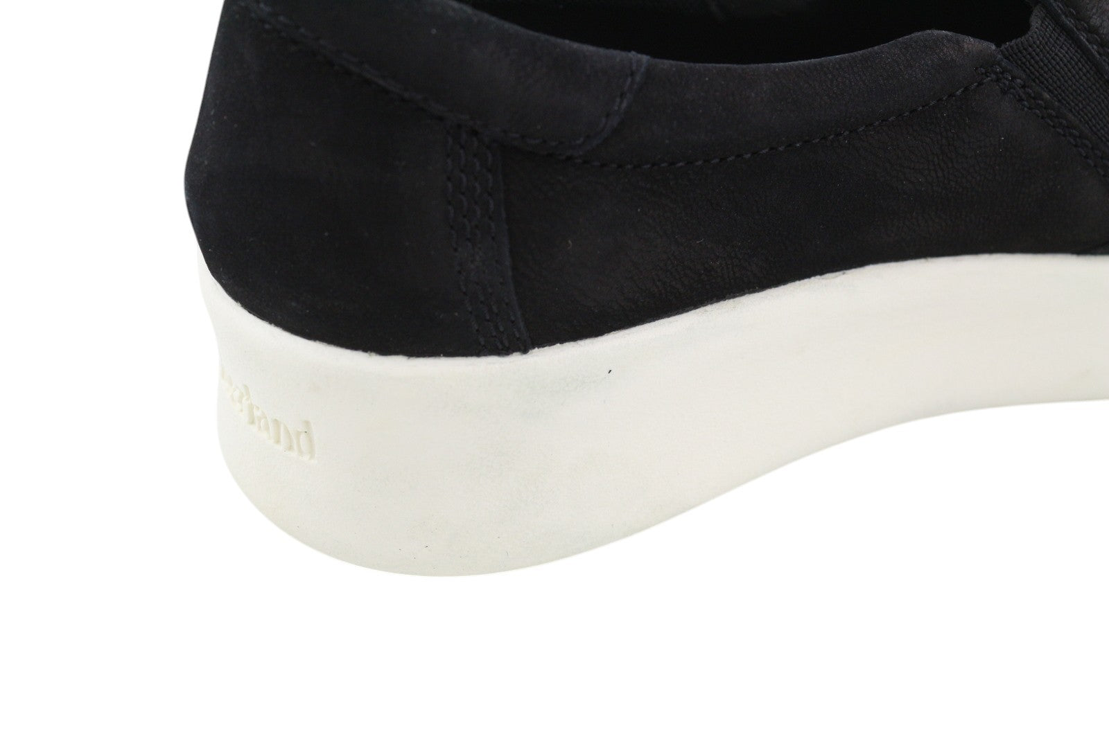 TIMBERLAND A1M97 Women Shoes EU38 EU38.5 Black Leather Pull On Almond Toe Casual