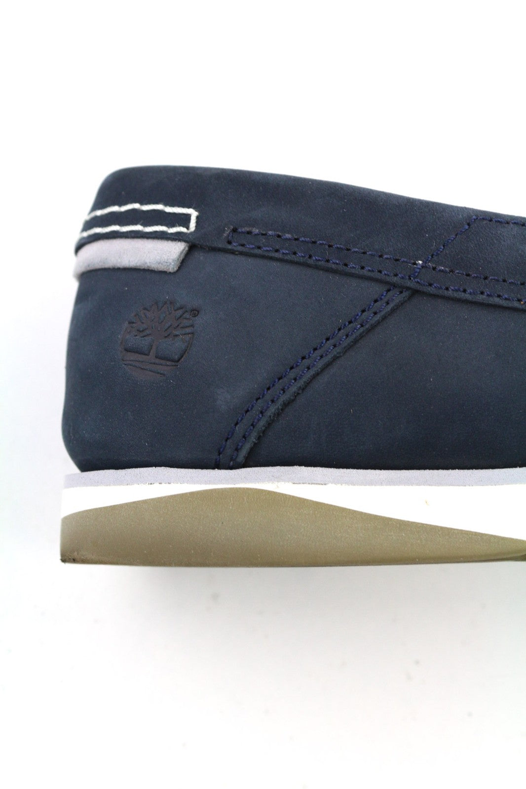 TIMBERLAND A416H Mens Shoes EU41 UK7 Blue Leather Slip Loafer True Cloud