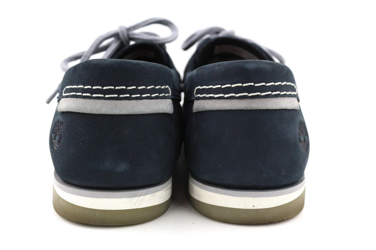 TIMBERLAND A416H Mens Shoes EU41 UK7 Blue Leather Slip Loafer True Cloud