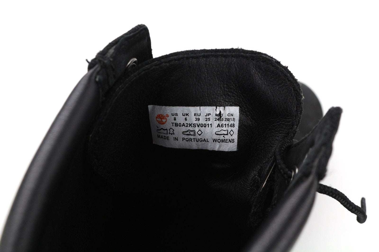 TIMBERLAND TB0A2KSV0011 Womens Boots EU39 UK6 Black Leather  Waterproof