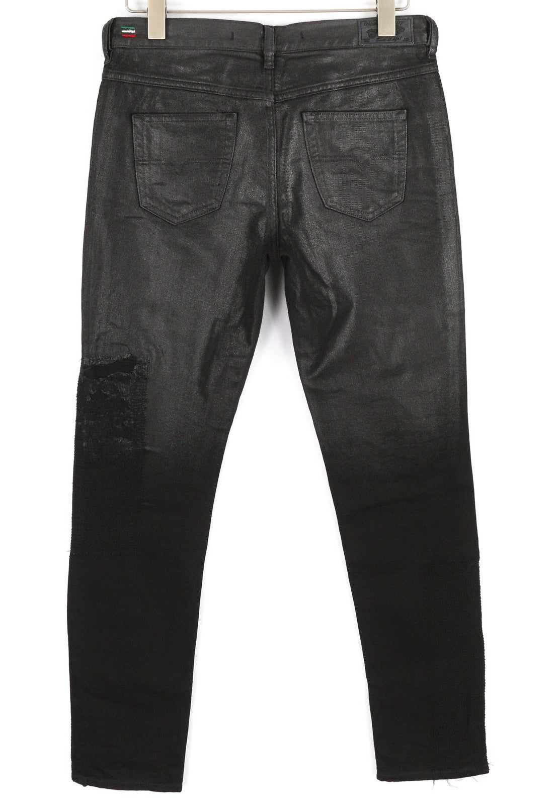 DIESEL Belthy 0856E Womens Jeans W28/L32 RRP€250 Slim Straight Low Waist Dark