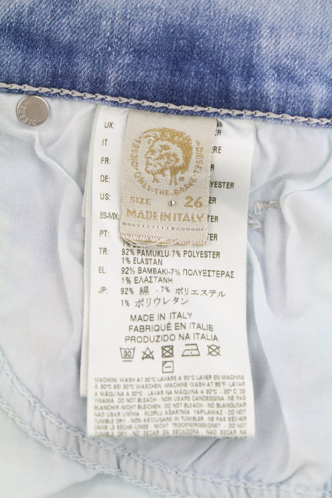 DIESEL D.N.A. Sandy 0674A Womens Jeans W26/L32 RRP€190 Slim Straight Stretch