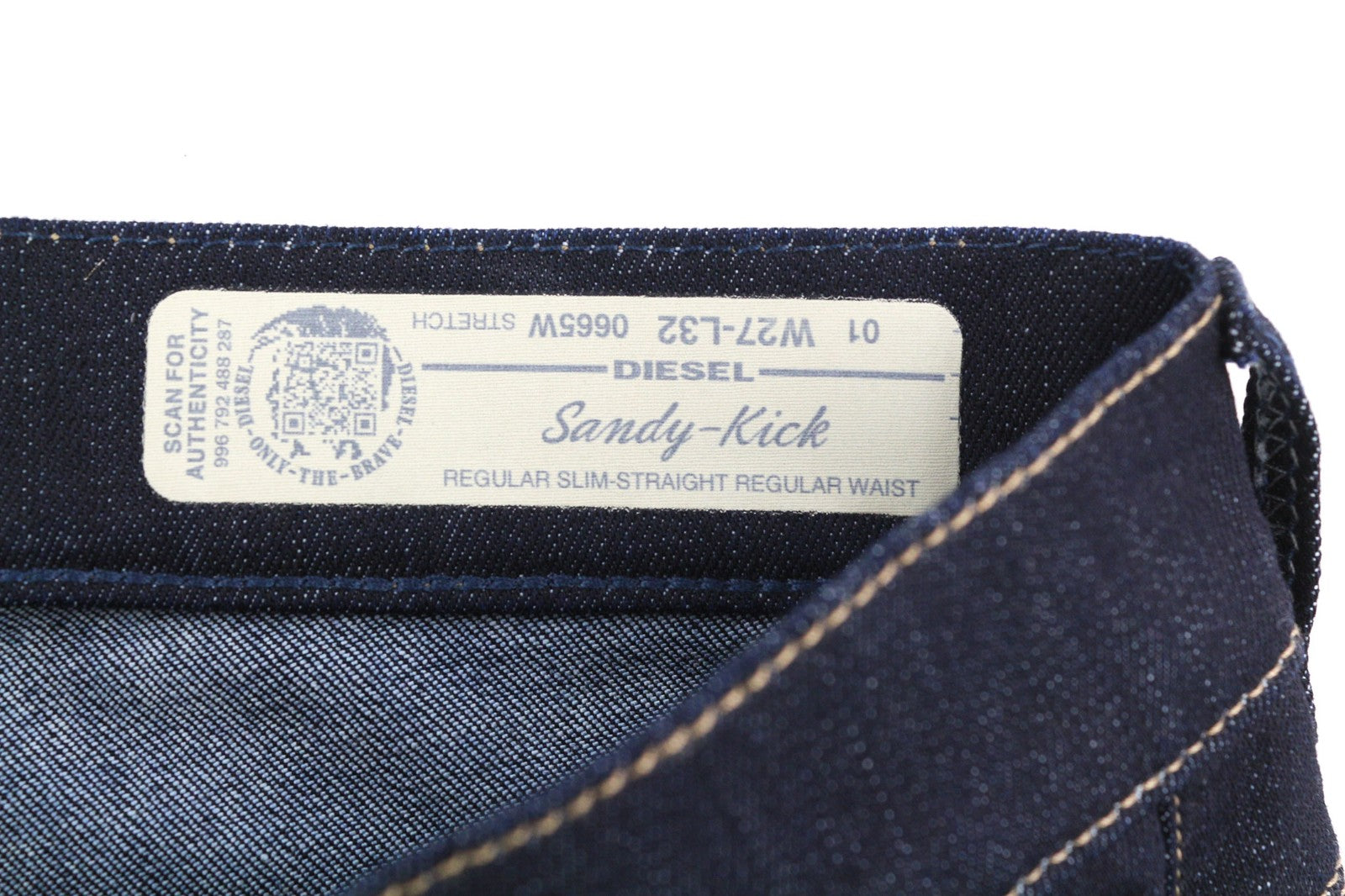 DIESEL Sandy-Kick 0665W Women Jeans W27/L32 Regular Slim Straight RRP€179