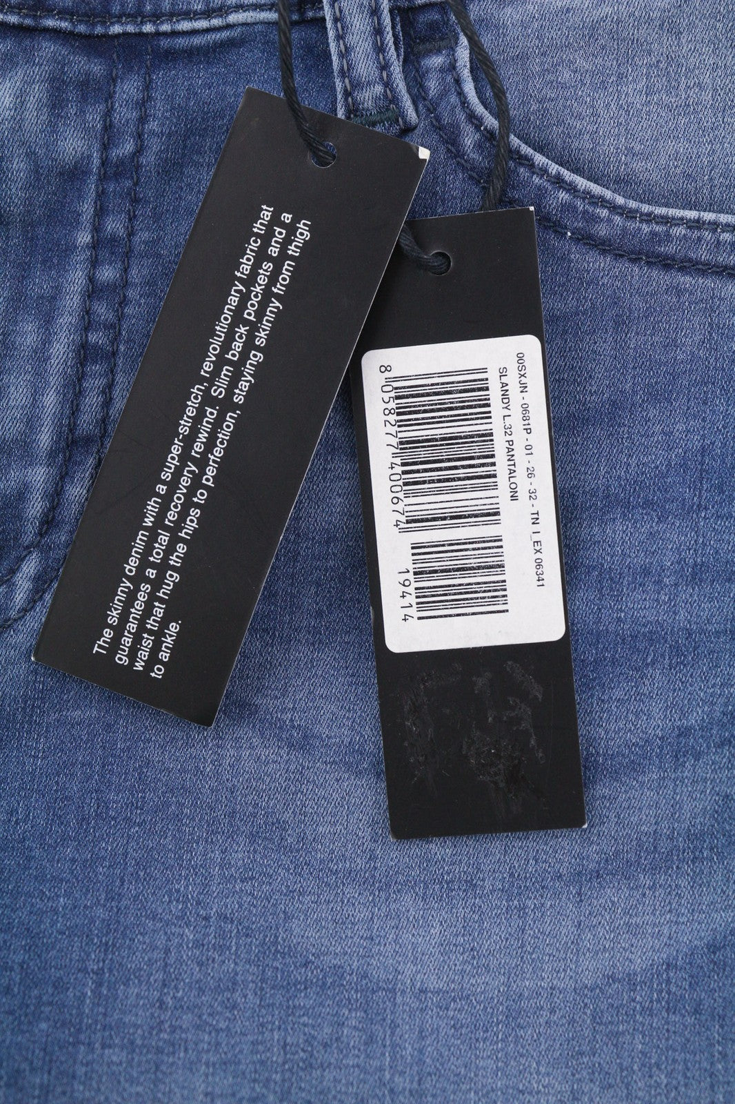 DIESEL Slandy 0681P Women Jeans W26/L32 Super Slim Skinny RRP€155 Stretch