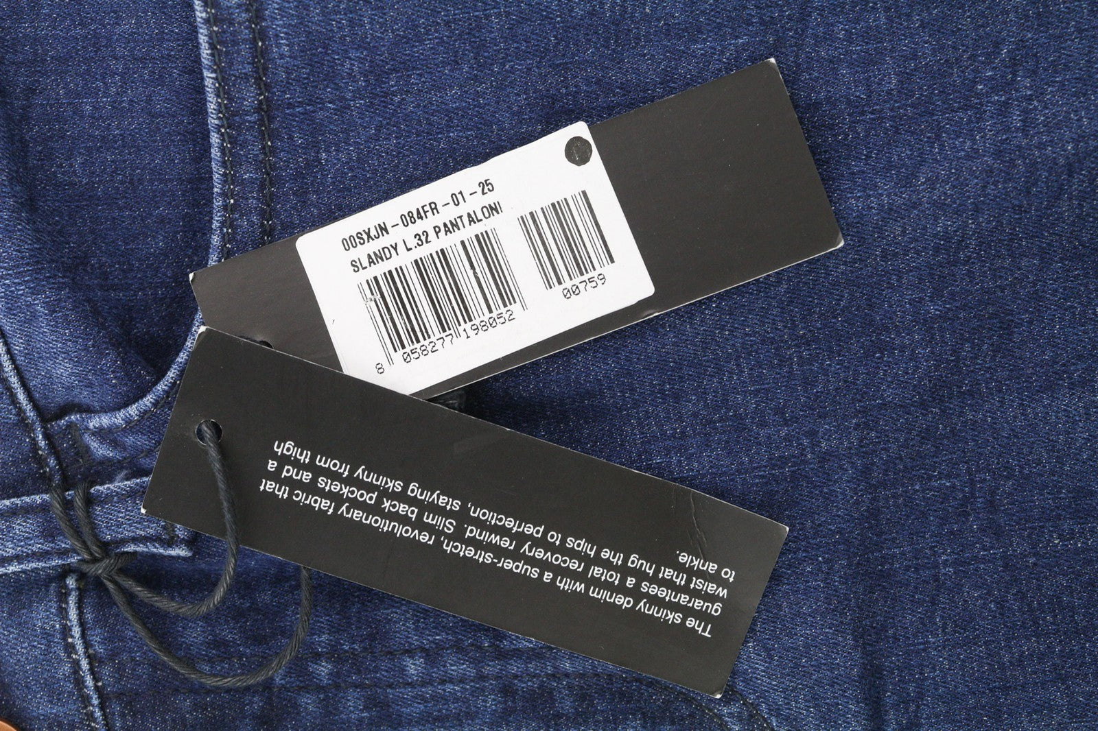 DIESEL Slandy 084FR Womens Jeans W25/L32 Super Slim Skinny Regular Stretch