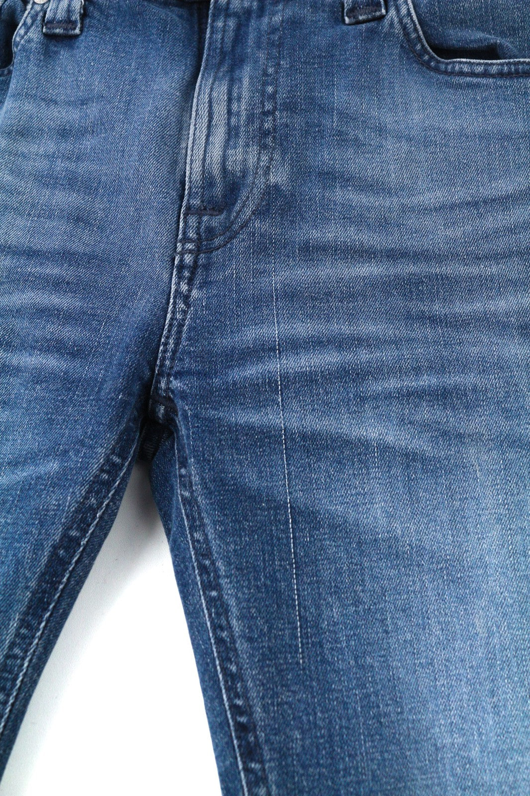 NUDIE JEANS High Kai Men Jeans W29/L30 Slim Fit Washed Blue Cotton Stretch