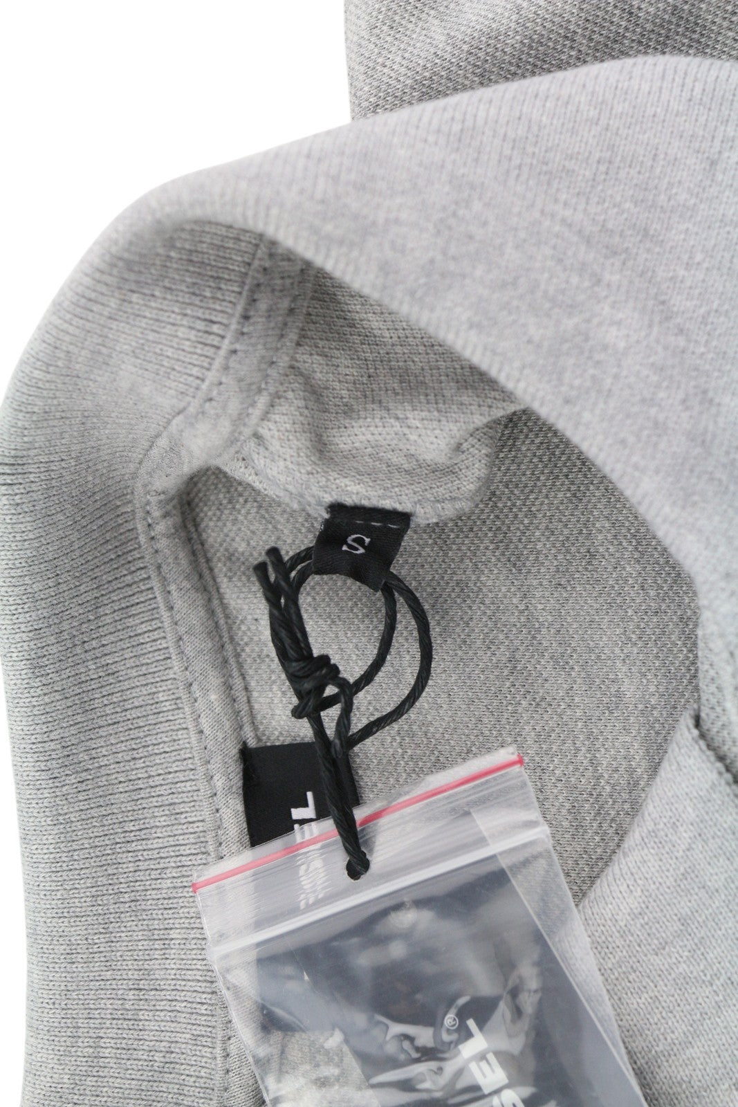 DIESEL T-Weet-Div Polo Men T-Shirt S Melange Grey Short Sleeved Half Button Logo