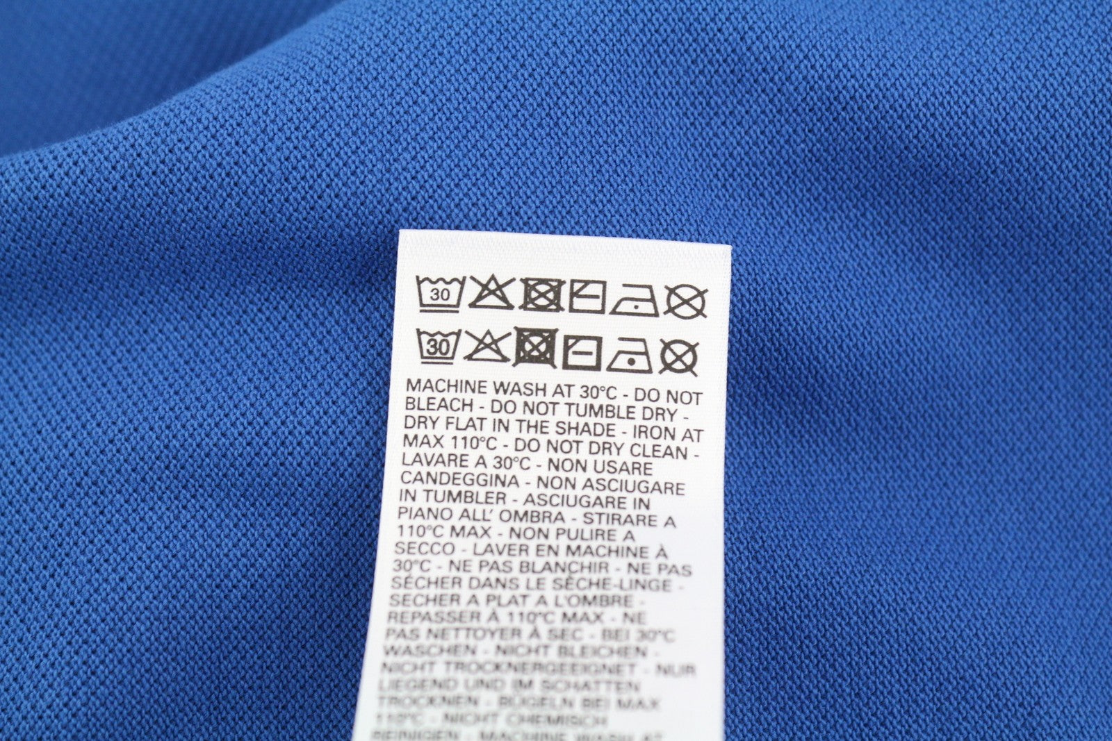 DIESEL T-Randy-New Polo Men T-Shirt S Blue Short Sleeve Half Button Stretch Logo