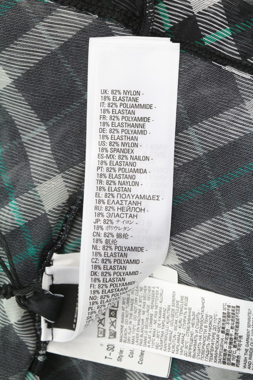 DIESEL T-Solas-Drap Women T-Shirt S Black Plaid Print Sleeveless Ruffle RRP€150