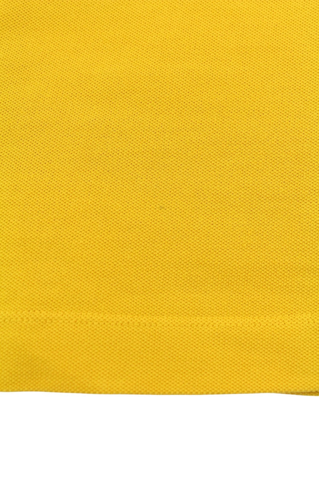 DIESEL T-Shirt-Worky Men T-Shirt L Yellow Short Sleeve Polo Half Button Cotton