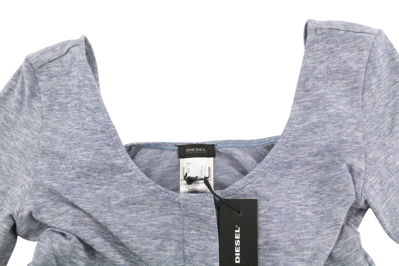 DIESEL Uftee-Topcut-Dn Women T-Shirt S Short Sleeve Round Neck Cropped Melange