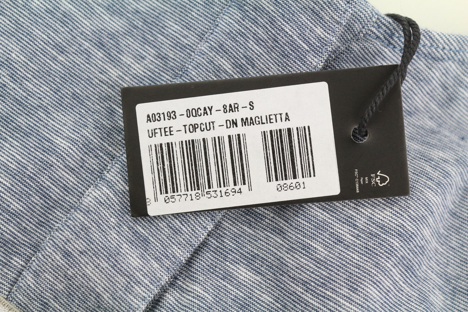 DIESEL Uftee-Topcut-Dn Women T-Shirt S Short Sleeve Round Neck Cropped Melange