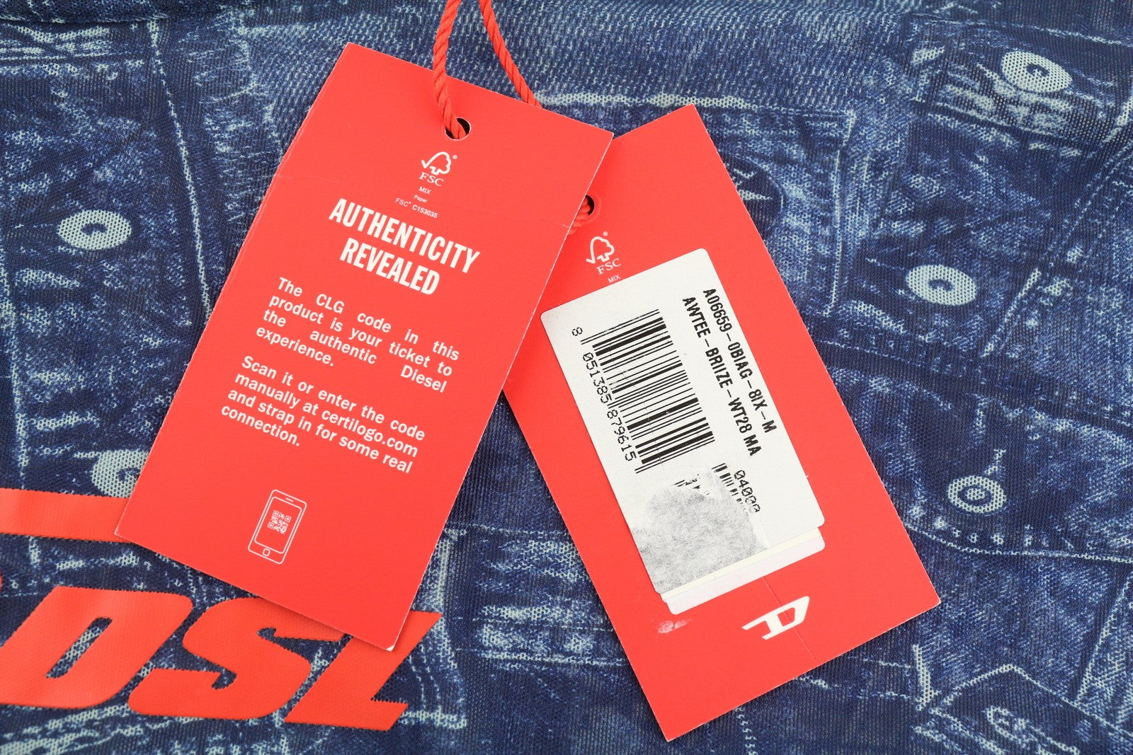 DIESEL Awtee-Briize-Wt28 Women T-Shirt M Washed Blue Short Sleeve Sheer Cropped