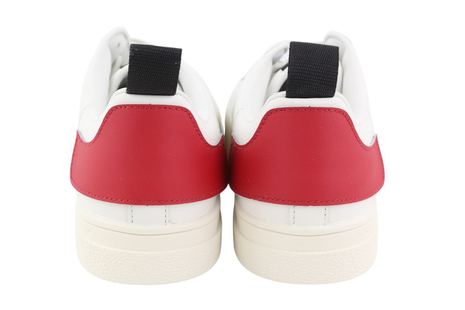 DIESEL S-Clever Low Lace Men Sneakers EU44.5 White Red Leather RRP€140