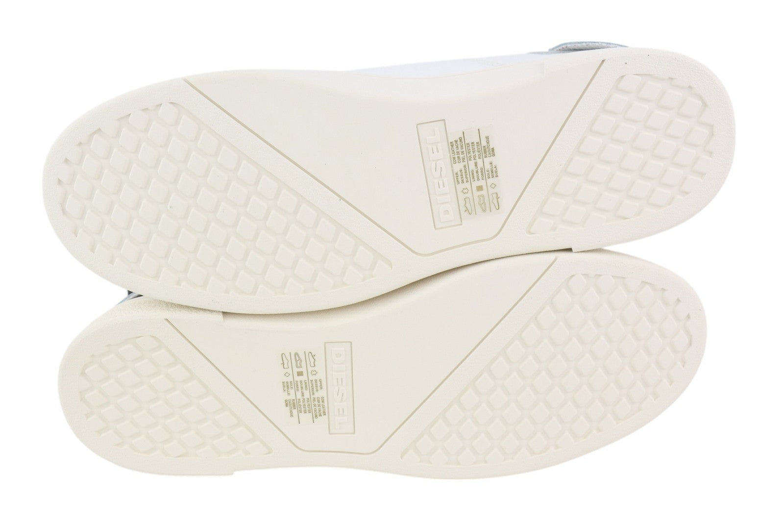 DIESEL S-Clever Low Lace Men Sneakers EU44.5 White Red Leather RRP€140