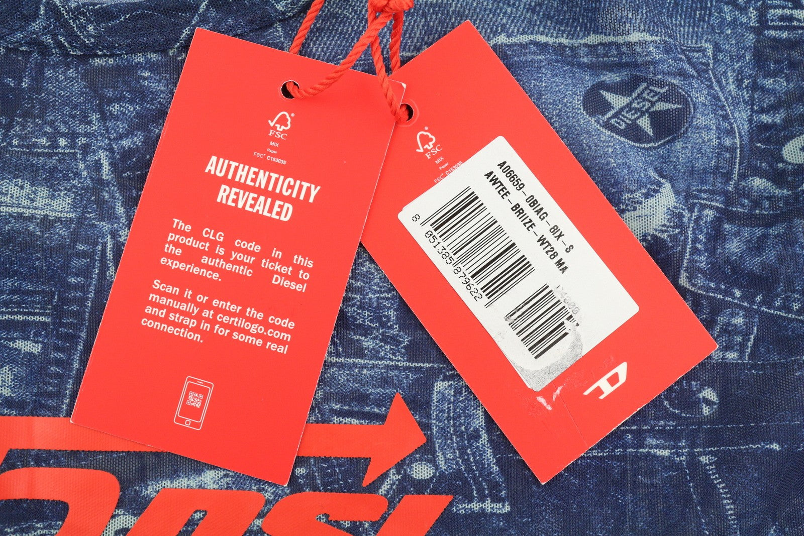 DIESEL Awtee-Briize-Wt28 Women T-Shirt S Washed Blue Short Sleeved Sheer Cropped