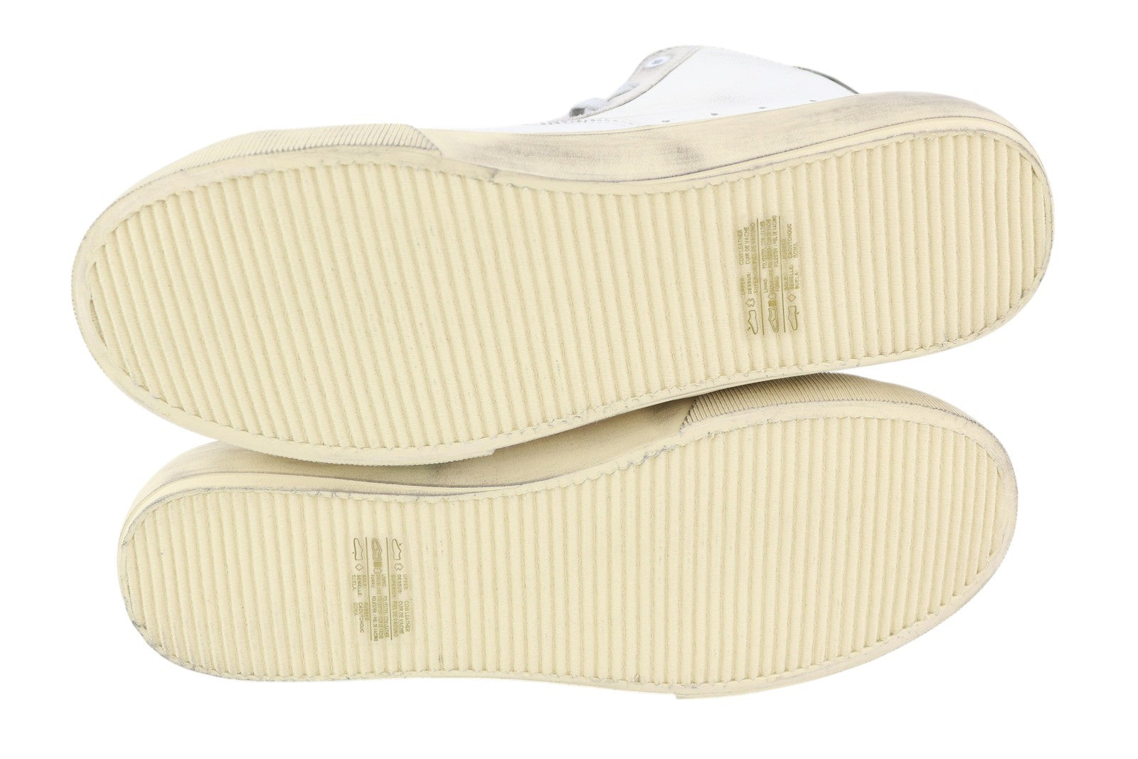 DIESEL S-Mydori MC Men Sneakers EU42 White Leather Laced Almond Toe RRP€220