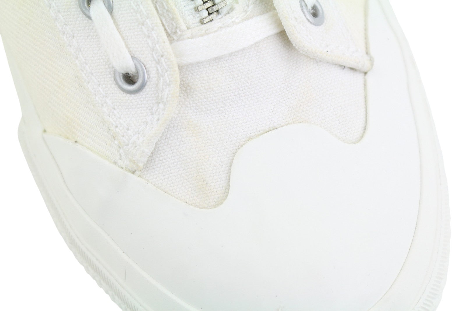 DIESEL S-Astico Mzip Men Sneakers EU45 White Zip Fly Mid Top Almond Toe RRP€180