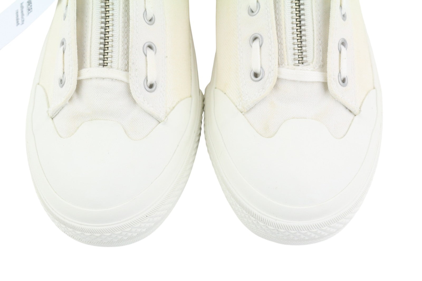 DIESEL S-Astico Mzip Men Sneakers EU45 White Zip Fly Mid Top Almond Toe RRP€180