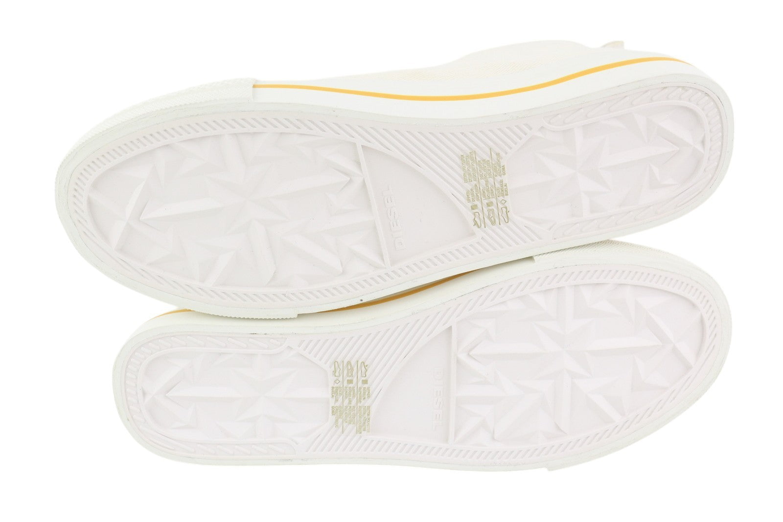 DIESEL S-Astico Mzip Men Sneakers EU45 White Zip Fly Mid Top Almond Toe RRP€180