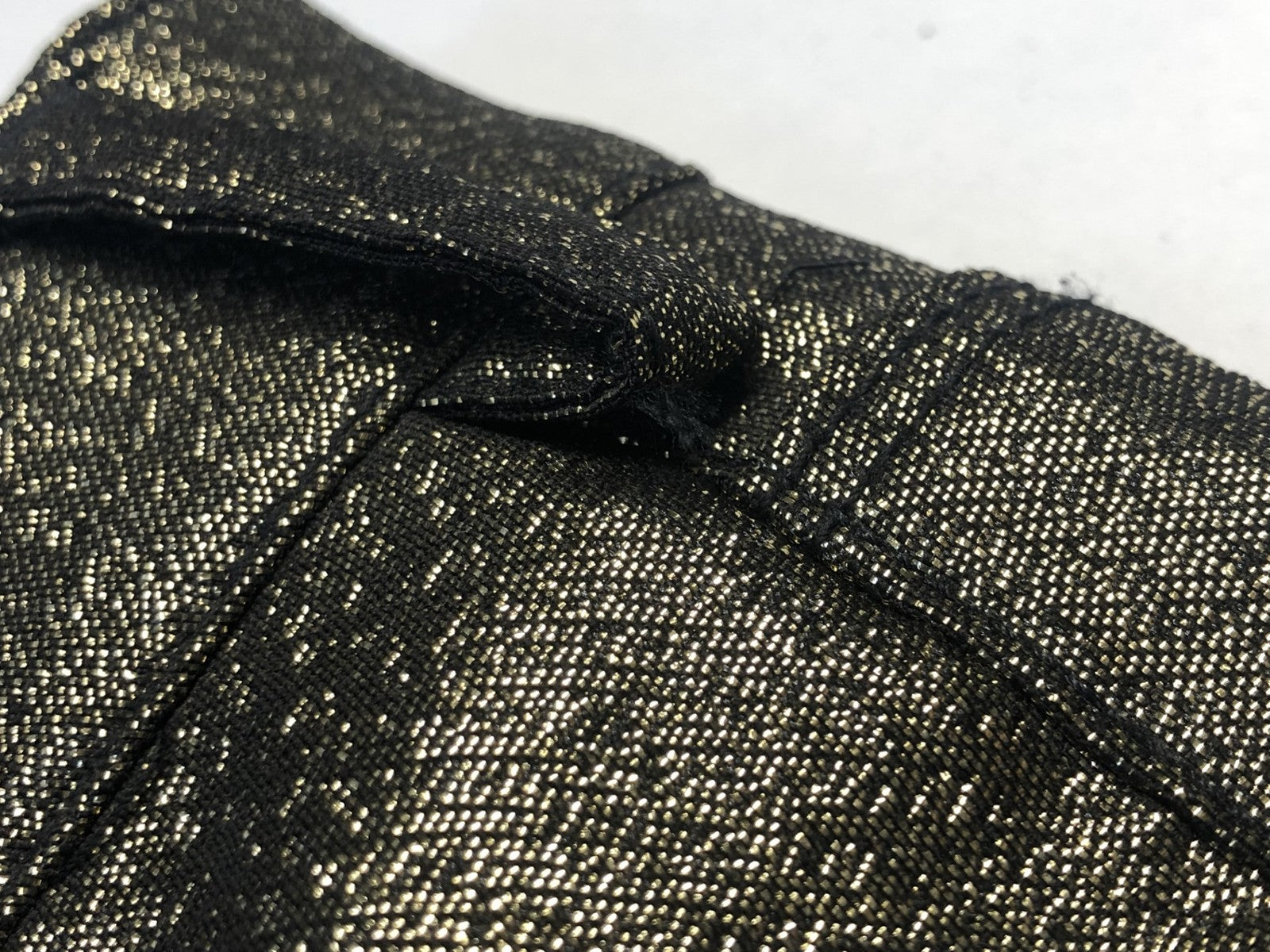 MAISON SCOTCH W24 L32 Womens Glitter Zip Jeans Skinny Mid-Rise Printed