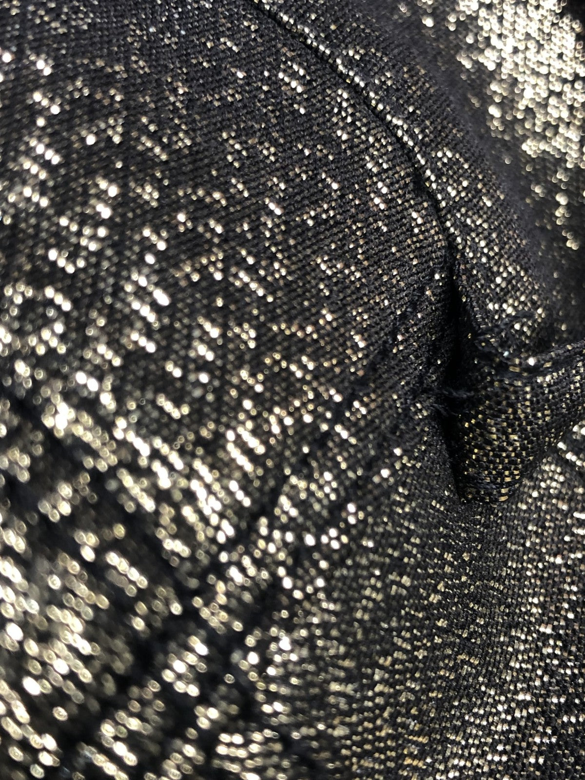 MAISON SCOTCH W24 L32 Womens Glitter Zip Jeans Skinny Mid-Rise Printed