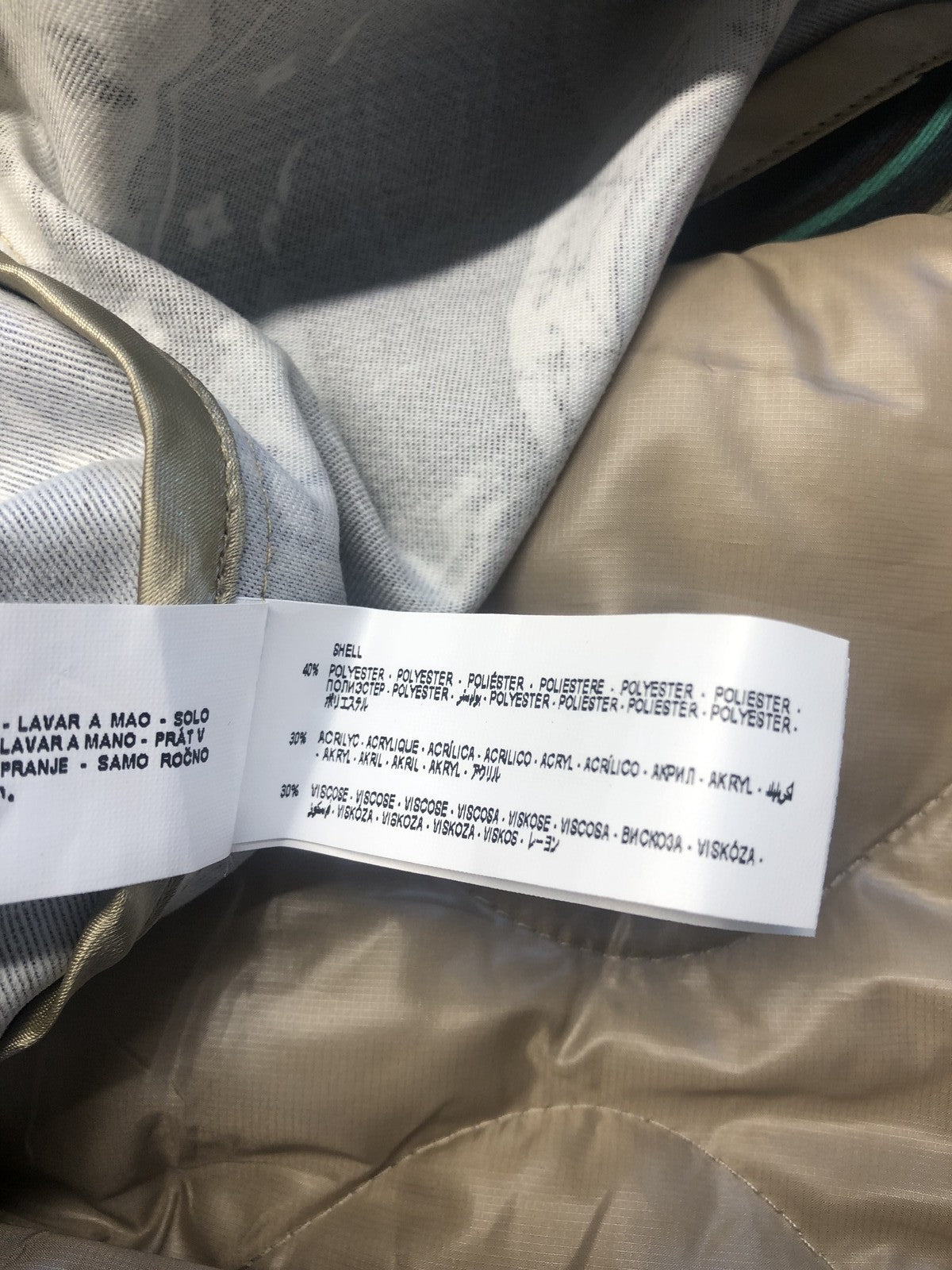 DESIGUAL Demption Women's Coat EU38 Brown Melange Double Lined