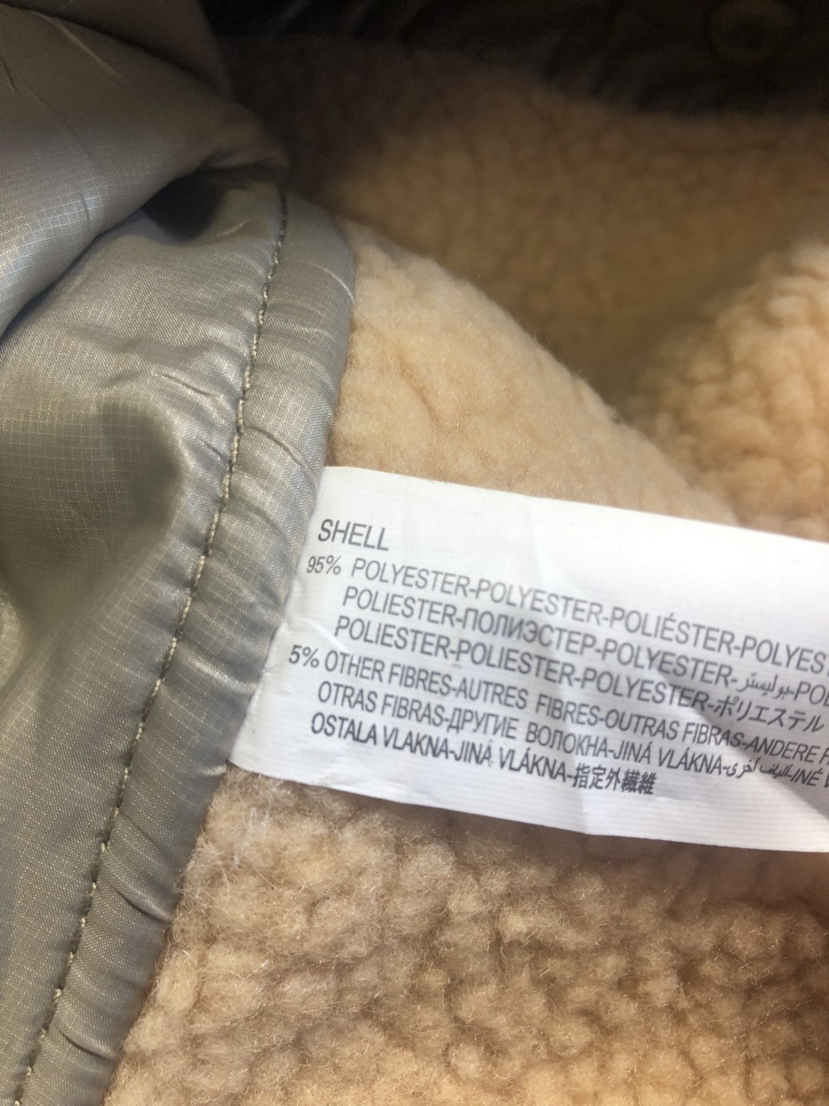 DESIGUAL Demption Women's Coat EU38 Brown Melange Double Lined