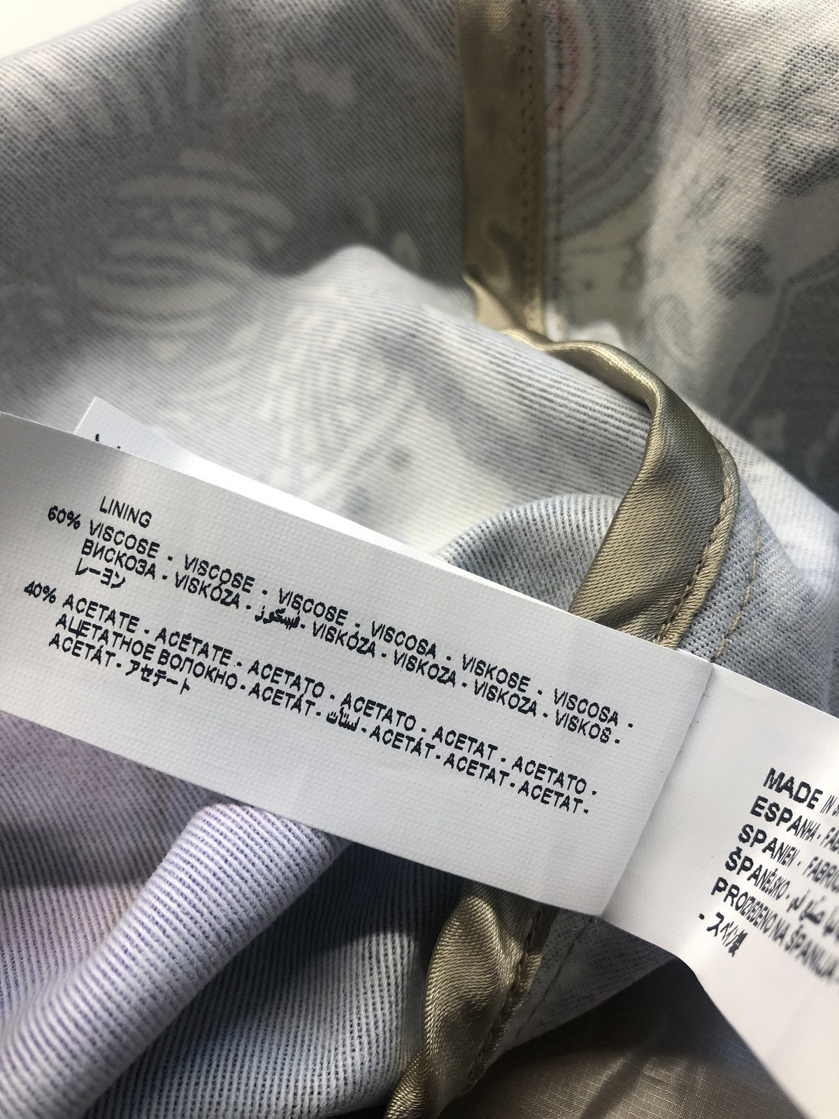 DESIGUAL Demption Women's Coat EU38 Brown Melange Double Lined