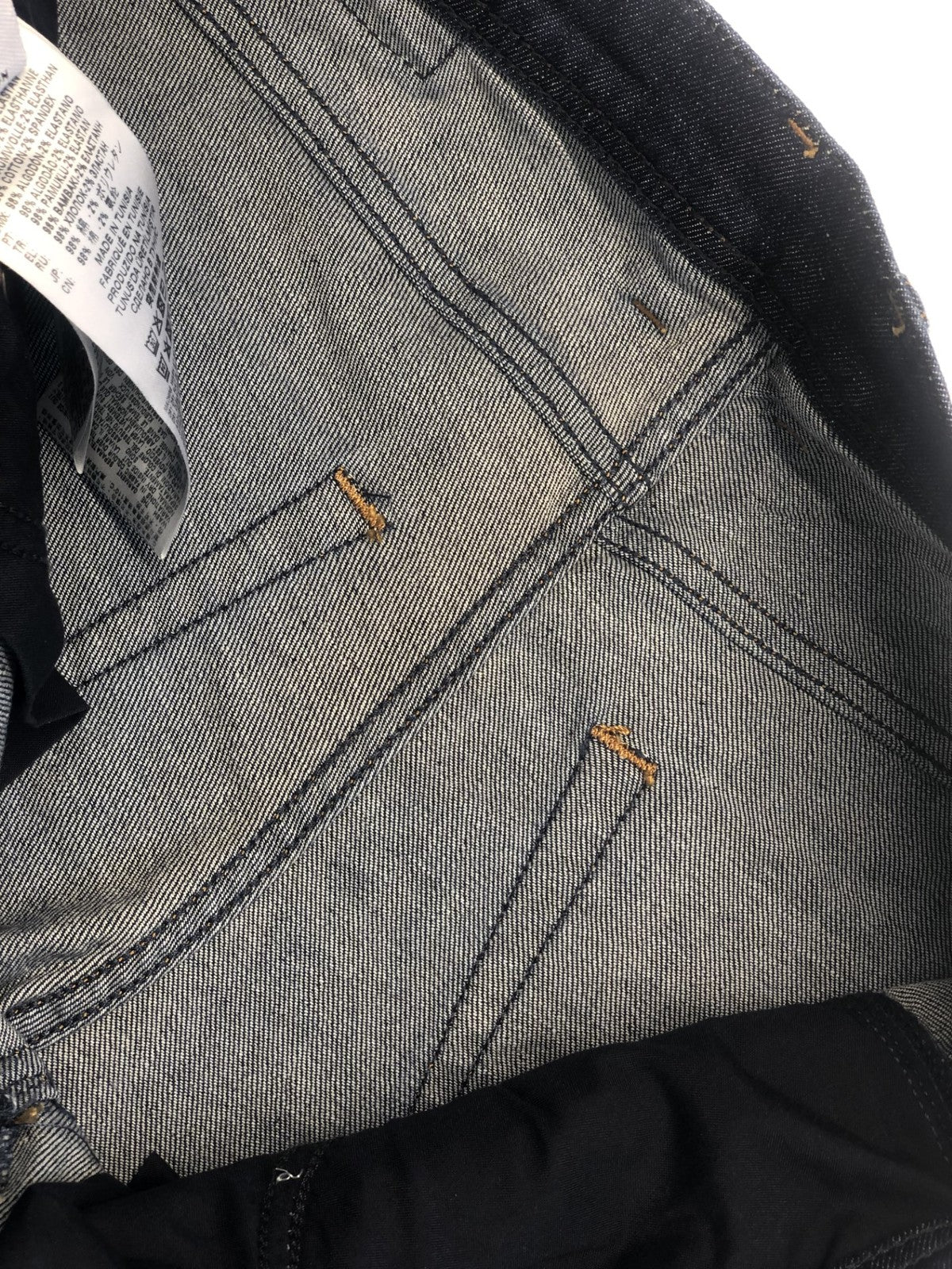 DIESEL Tepphar R7NA8 Mens W28 L32 Slim Carrot  Blue Stretch Cotton Jeans