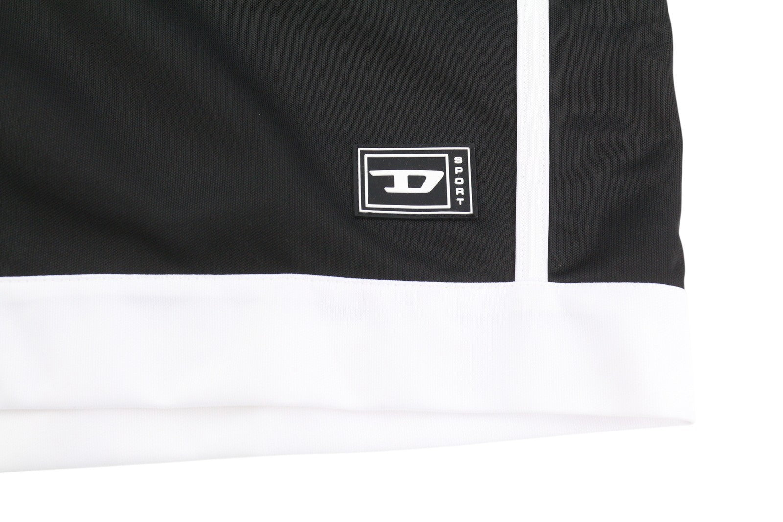 DIESEL Amsb-Stadiom-Wt13 Men Shorts L 55DSL Black Track Sports Elastic Waist