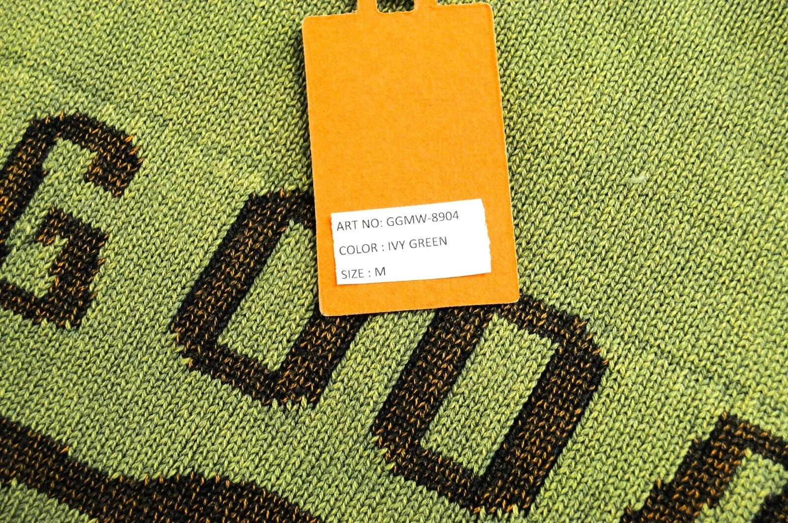 GOOD GENES M Green Mens Sweater Cotton  Long Sleeve Knit Pullover