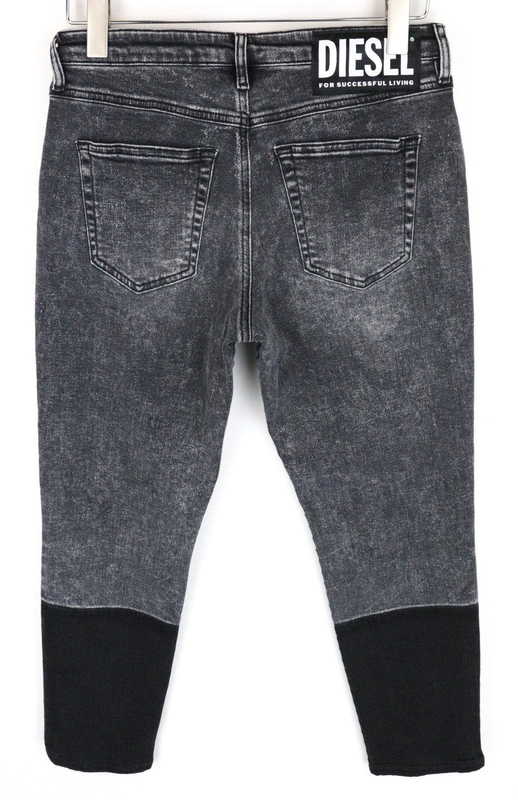 DIESEL Babhila-BK-SP 0890T Women's Jeans W29/L30 Grey Detailed