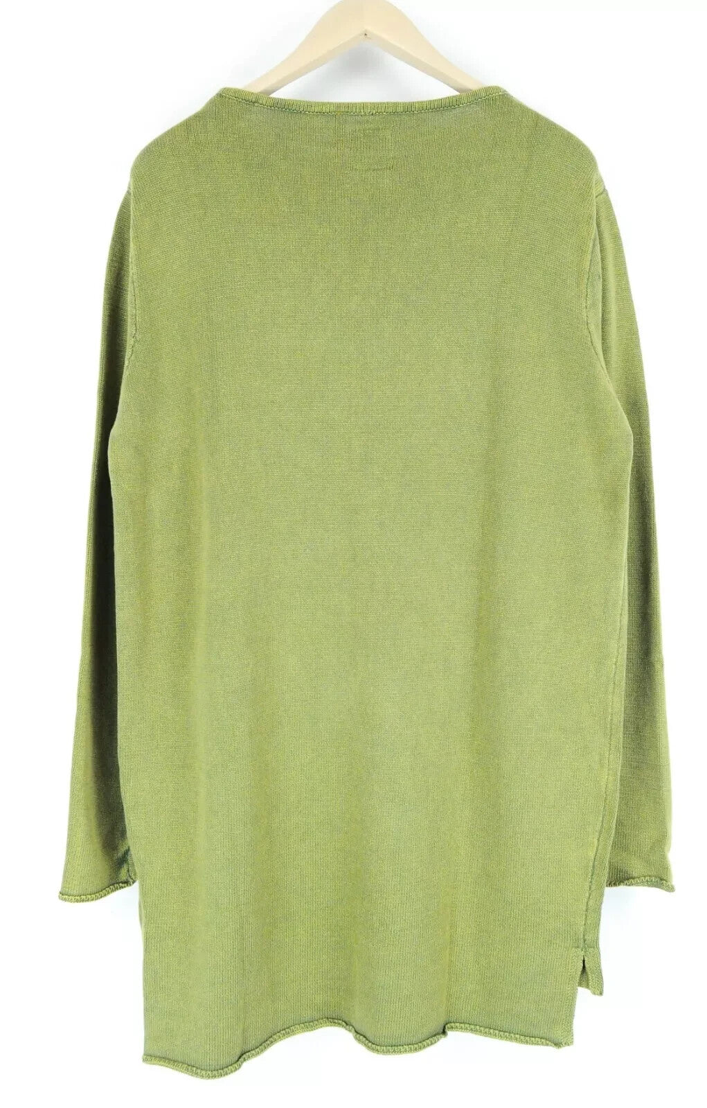 GOOD GENES XL Mens Jumper Green Cotton Long Sleeve Knitted  Pullover
